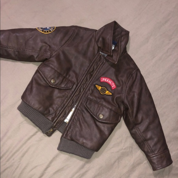 Toddler boys leather jacket - Picture 2 of 5